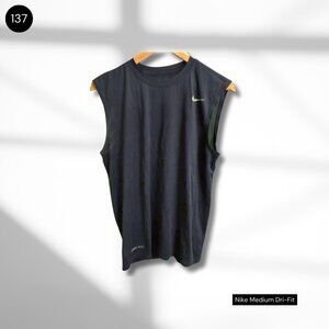 Nike Dri-FIT Sleeveless Shirt | Medium | Athletic Top